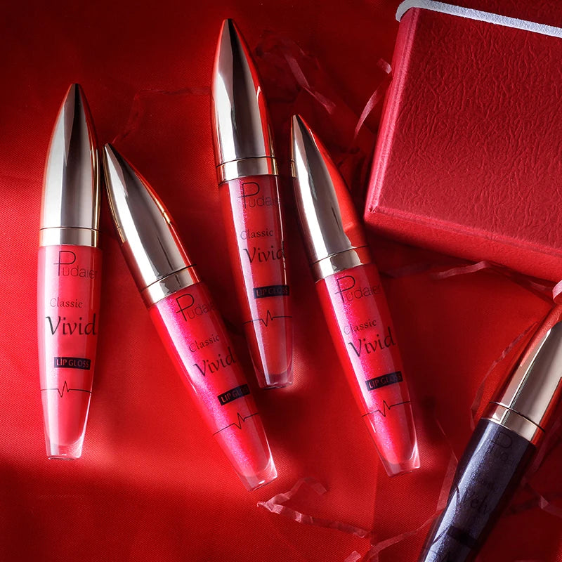 18 Color Matte To Shiny Glitter Liquid Lipstick Shiny Lip Gloss Diamond Waterproof Long Lasting Pearl Lipgloss Women Lip Makeup