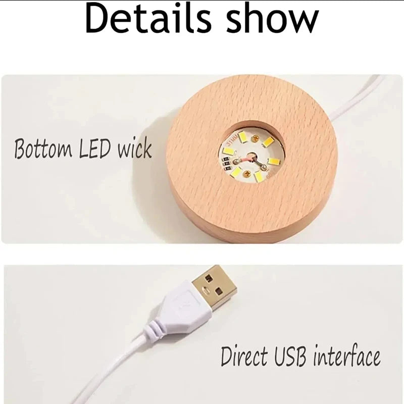 Hot Sell B Ultrasound Baby Photo Personalized Crystal Ball 2D Laser Engraving Baby Photo Glass Sphere Souvenir  Home Decor