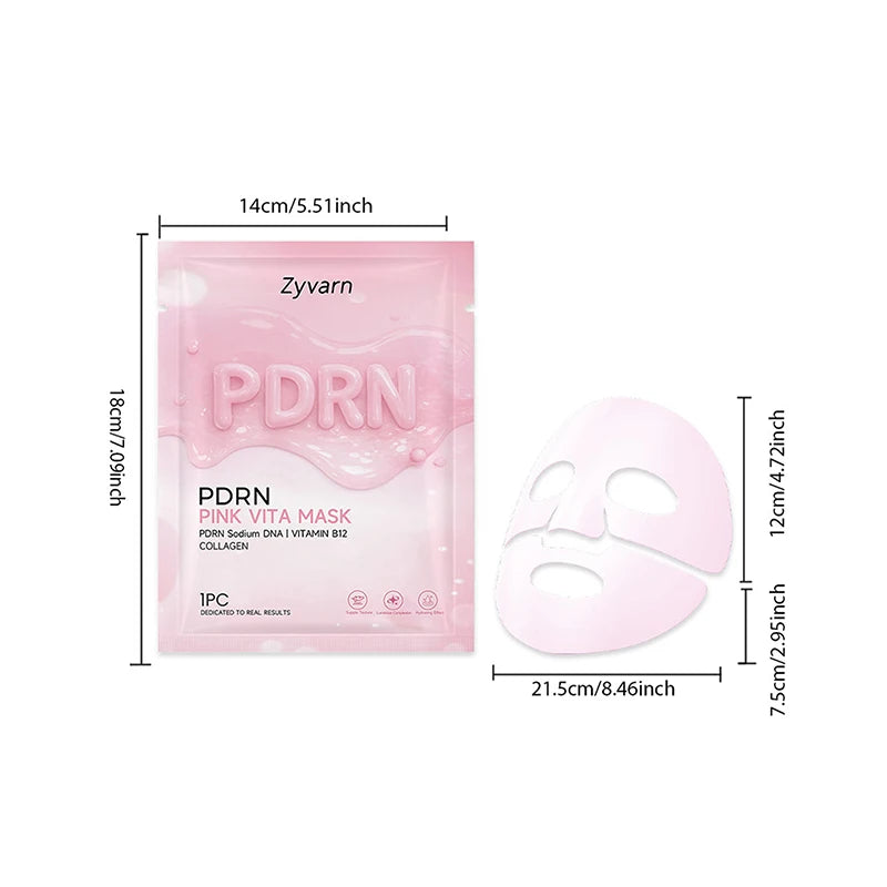 PDRN Pink Skincare Set Salmon Dna Collagen Vita Coating Mask Lift Firm Skin Make Skin Glow Moisturizing Nourishing Skincare Set